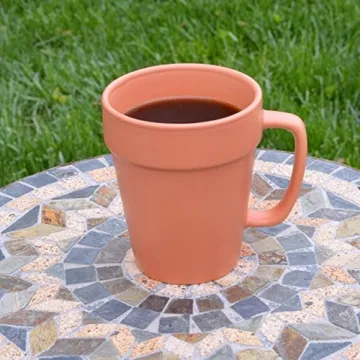 Culver Flower Pot Mugs - Unique Coffee & Planter Set