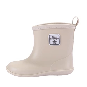Tree Grandpa Toddler Rain Boots Size 8 for Boys Girls Kids Rain Shoes Boots Baby Rain Boots Waterpro...