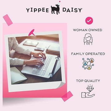 Yippee Daisy Acrylic Wedding Sign - Stylish Tabletop Decor