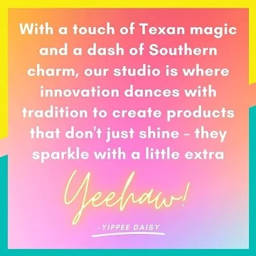 Yippee Daisy Acrylic Wedding Sign - Stylish Tabletop Decor