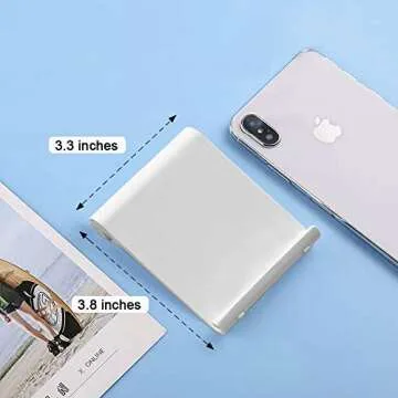 Mayten Foldable Desk Cell Phone Stand Adjustable iPhone iPad Holder Stand,Compatible for iPhone 14Pro 14Plus 13 12Pro Max 11 SE XS XR 8 7 6,Switch,iPad,Samsung,Kindle-White