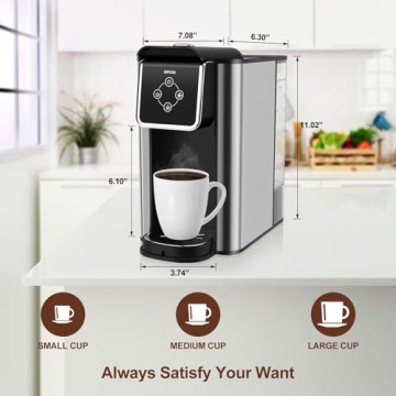 SIFENE 3-in-1 Coffee Maker for Pods Ground Coffee & Tea