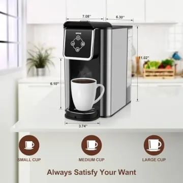 SIFENE 3-in-1 Coffee Maker for Pods Ground Coffee & Tea