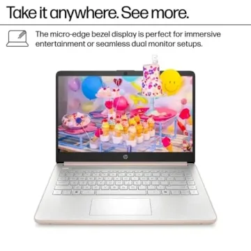 HP Rose Gold Ultrabook 14 with 8GB RAM & 1.1TB Storage