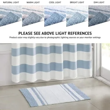 Madison Park Reversible Cotton Spa Rug for Comfort