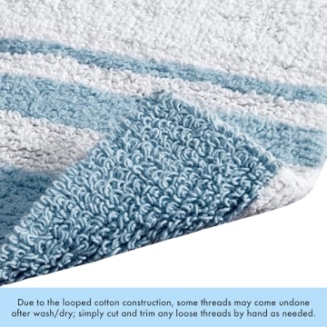Madison Park Reversible Cotton Spa Rug for Comfort