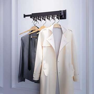 Efficient Wall Mounted Clothes Drying Rack - BOQORAD