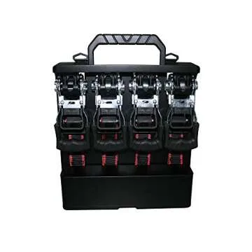 Husky 12 FT x 1 IN Ratchet Tie-Downs 4 Pack by Husky