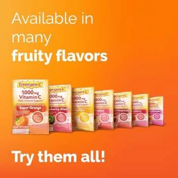 Emergen-C Raspberry 1000mg Vitamin C Drink Mix - 60 Pack