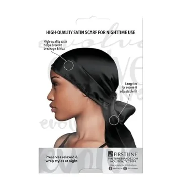 Evolve Satin Wrap Scarf for Hair Protection and Style