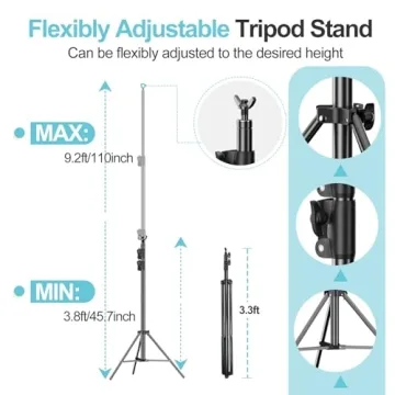EMART Heavy Duty Background Stand for Photography
