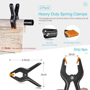 EMART Heavy Duty Background Stand for Photography