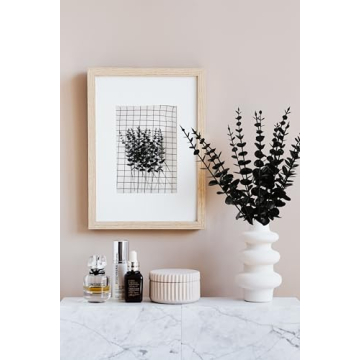 Tinsow Black Eucalyptus Stems for Home Decor and Weddings