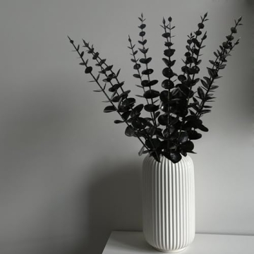 Tinsow Black Eucalyptus Stems for Home Decor and Weddings