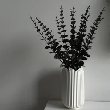 Tinsow Black Eucalyptus Stems for Home Decor and Weddings