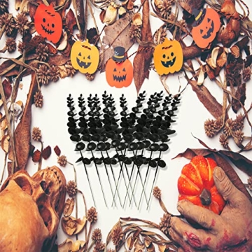 Tinsow Black Eucalyptus Stems for Home Decor and Weddings