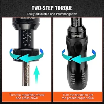 VEVOR Torque Screwdriver with Adjustable Torque Range