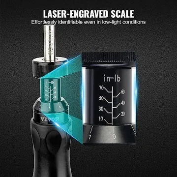 VEVOR Torque Screwdriver with Adjustable Torque Range