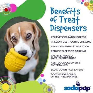 SodaPup Honey Pot Treat Dispenser for Dogs - Durable & Safe