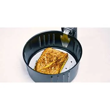 GoWISE USA Non-Stick Air Fryer Liners - 100 Pcs, 7.5 Inches