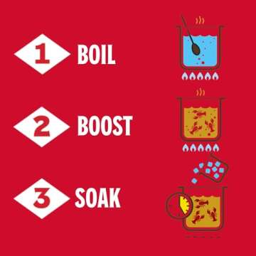 Louisiana Fish Fry Products Smashed Garlic Boil Booster - Garlic and Onion Flavors - Crab, Shrimp, C...