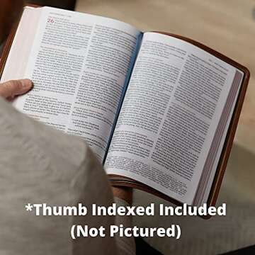 NKJV, Deluxe Thinline Reference Bible, Large Print, Leathersoft, Black, Thumb Indexed, Red Letter, Comfort Print: Holy Bible, New King James Version