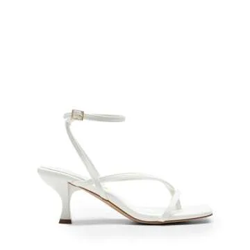 DREAM PAIRS Women's kitten Low Strappy Lace Up Heels Open Square Toe Thong Ankle Strap Heels Sexy Fa...