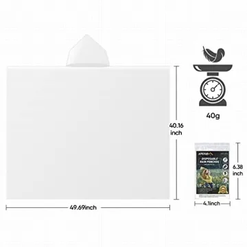 APEXUP Disposable Rain Ponchos - 10 Pack for All Occasions