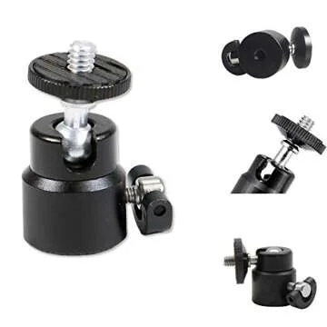 25 inch Flexible Jaw Arm Clamp Mount Holder Stand Compatible with Logitech Webcam C920s C925e C922 C930 C615 Brio StreamCam