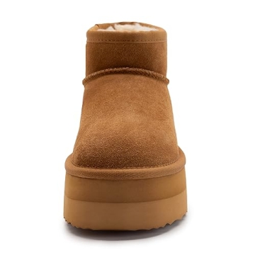 Cozy Xiakolaka Women's Classic Platform Mini Boots