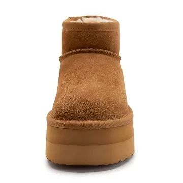 Cozy Xiakolaka Women's Classic Platform Mini Boots