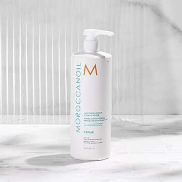 Moroccanoil Moisture Repair Shampoo and Conditioner Bundle, 33.8 Fl. Oz Set