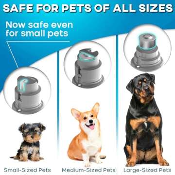 Rechargeable Dog Nail Grinder with LED Light for All Breeds