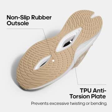 NORTIV 8 Women's Running Walking Tennis Shoes Comfortable Non-Slip FlyLife Breathable Athletic Workout Gym Cross Trainer Sports Sneakers,Size 7.5,Apricot,SNRR2402W