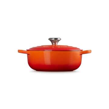 Le Creuset Enameled Cast Iron Signature Sauteuse Oven, 3.5 qt., Flame