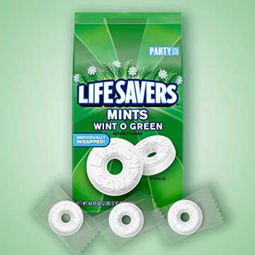 LIFE SAVERS Mints - 44.93 oz Bulk Wint-O-Green Breath Mints for Freshness