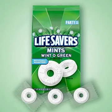 LIFE SAVERS Mints - 44.93 oz Bulk Wint-O-Green Breath Mints for Freshness