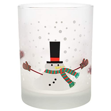 Culver frosted tumbler glasses set for festive gifting
