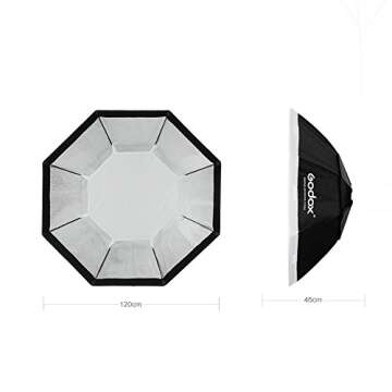 Godox 120cm Strip Softbox with Honeycomb Grid for Photography