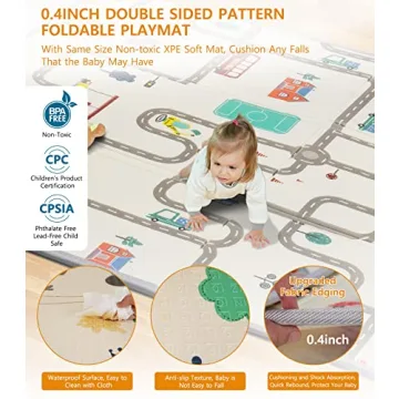 Baby Playpen with Mat for Toddler Safety and Fun