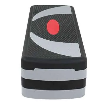 HomGarden 31" Adjustable Workout Aerobic Stepper in Fitness & Exercise Step Platform Trainer Stepper w/Risers Adjust 4" - 6" - 8"