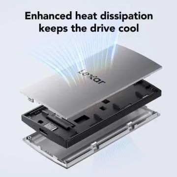 Lexar 2TB ES3 Portable SSD for Fast Gaming and Storage