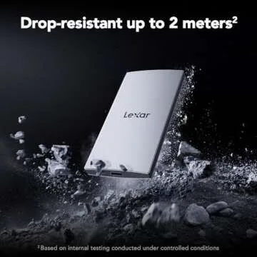 Lexar 2TB ES3 Portable SSD for Fast Gaming and Storage