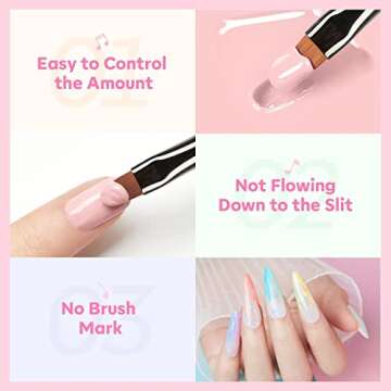 Modelones 2023 Upgraded Crème Gel Nail Polish Set Manicure Palette, 9 Colors Popular Neutral Pastel Solid Gel Polish Pudding Gel Soak Off LED Nail Art Kit Salon DIY Home Gift, W/ Nail Brush