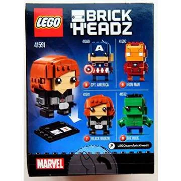 LEGO BrickHeadz Black Widow 41591 - Buildable Character with Baseplate