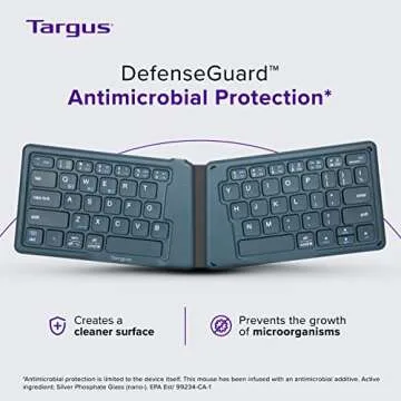 Ergonomic Foldable Bluetooth Keyboard for Mobile Devices