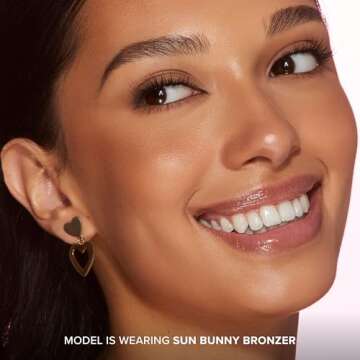 Too Faced Sun Bunny Bronzer | Buildable Luminous Glow for Sun-Kissed Finish + Cruelty Free, 0.28 Ounce