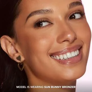Too Faced Sun Bunny Bronzer | Buildable Luminous Glow for Sun-Kissed Finish + Cruelty Free, 0.28 Ounce