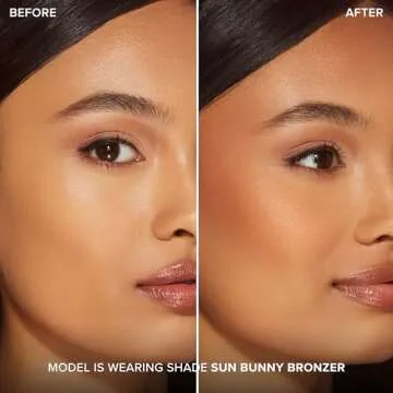 Too Faced Sun Bunny Bronzer | Buildable Luminous Glow for Sun-Kissed Finish + Cruelty Free, 0.28 Ounce
