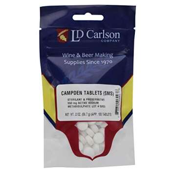 Campden Tablets (Sodium Metabisulfite) - 100 Tablets for Winemaking